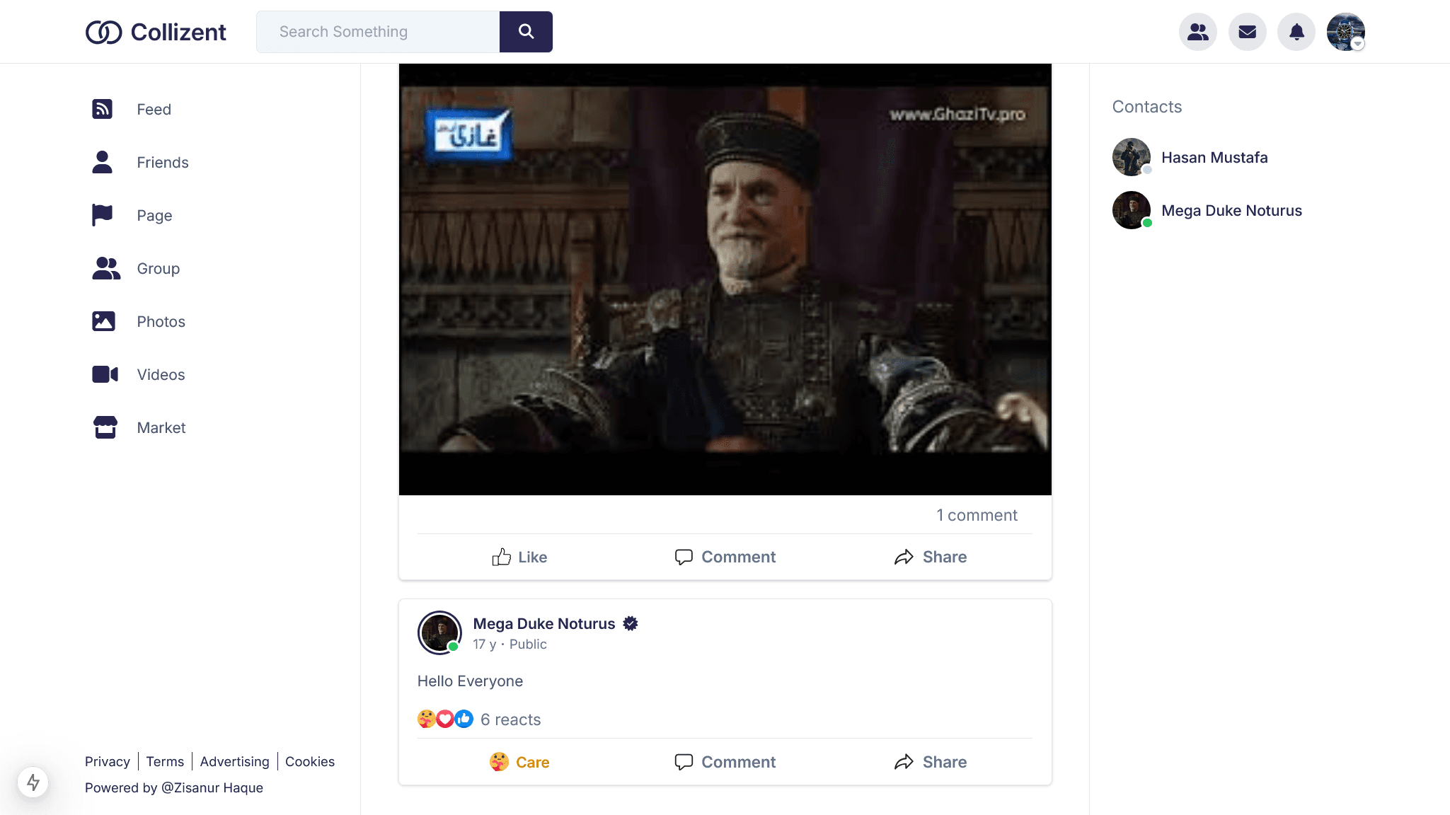 Real-Time Social Platform screenshot 1